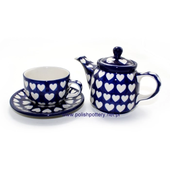 Czajniczek 0,5L z filiżanką 0,2L II Gatunek dek. 375JX